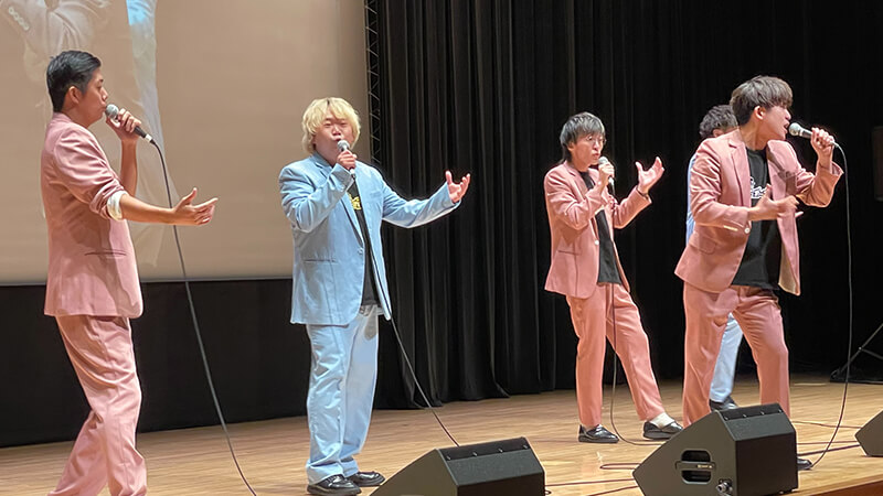 OIT梅田タワー・常翔ホール 経営ビジョン発表会でアカペラ演奏